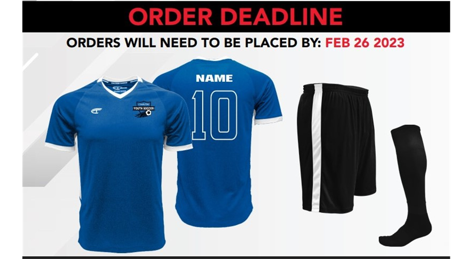 Travel Jersey Orders Due Feb. 26