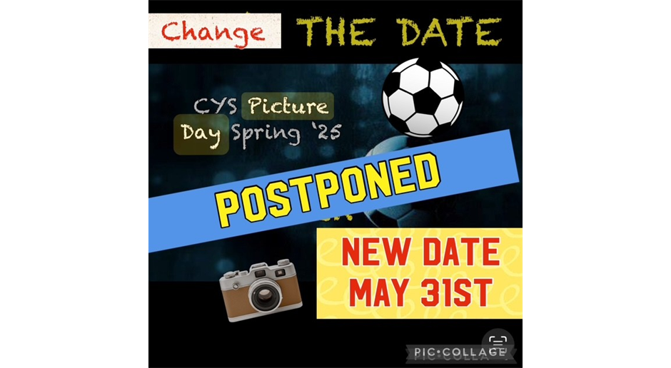 Picture Day Postponed to May 31