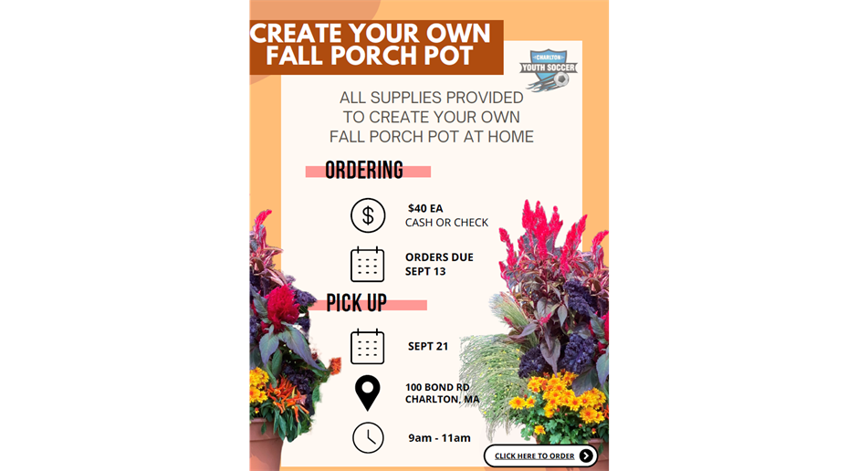 Fall Porch Pot Fundraiser