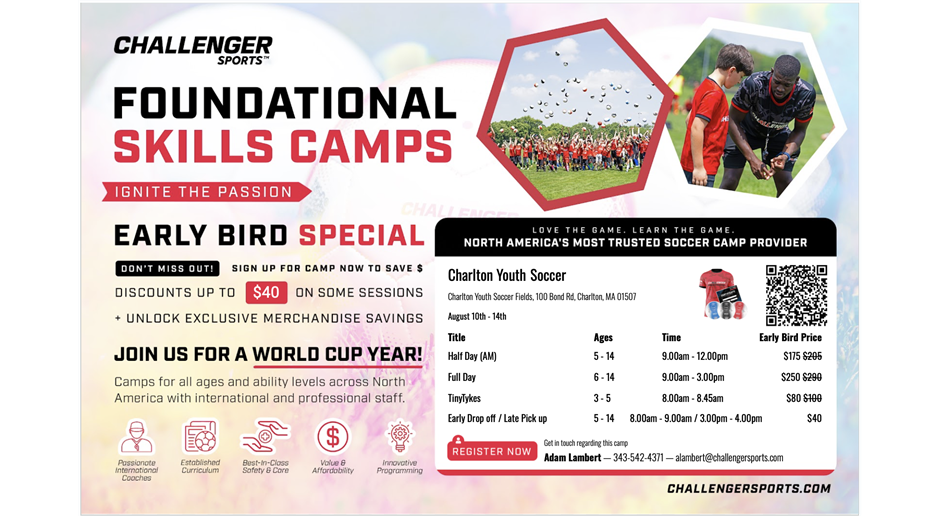 Early Bird Registration for August Summer Camp